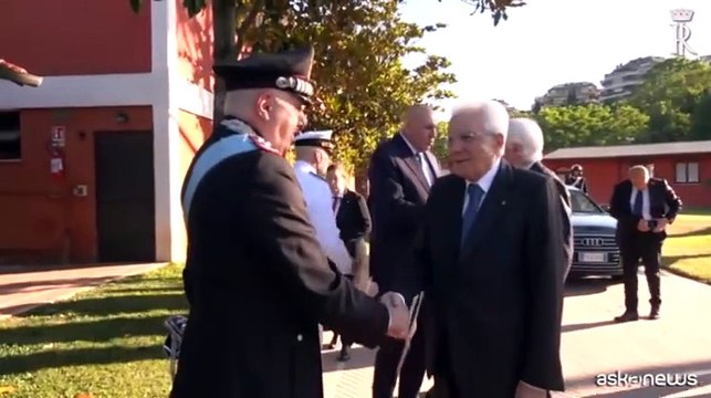 Mattarella a celebrazioni per 210 anni fondazione Arma Carabinieri