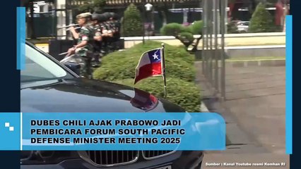 Dubes Chili Ajak Prabowo Jadi Pembicara Forum South Pacific