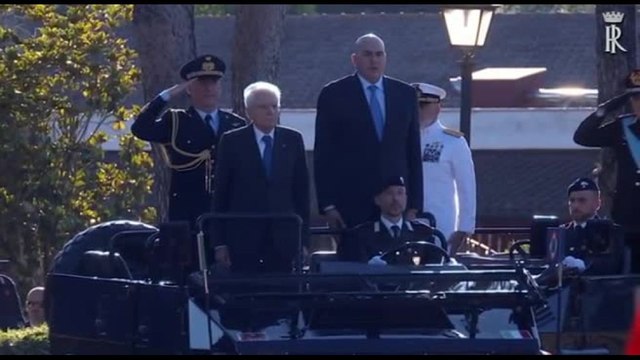 Mattarella a celebrazioni per 210 anni fondazione Arma Carabinieri