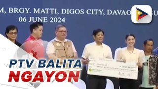 PBBM, pinangunahan ang pagbibigay ng P30-M financial assistance sa Davao Region
