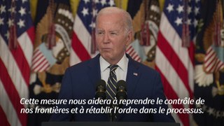 Joe Biden donne un coup de barre à droite sur l'immigration