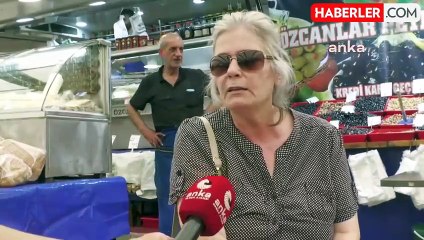 Ulus Pazarı'nda Enflasyon İsyanı: Yalanla, Pahalılıkla Yaşıyoruz. Dar Gelirliler Aç Yatıyor. Sadece Akşam Yemeğiyle Geçiştiriyoruz