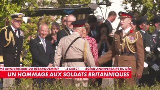 D-Day : Le roi Charles III est arrivé à Ver-sur-Mer