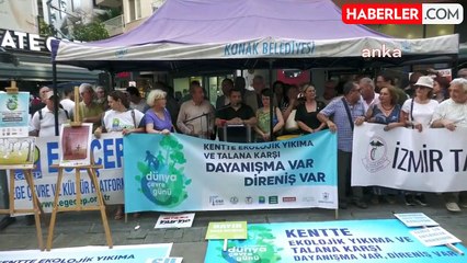 İzmir'de Çevre Günü'nde 'Ekolojik Yıkım' Eylemi
