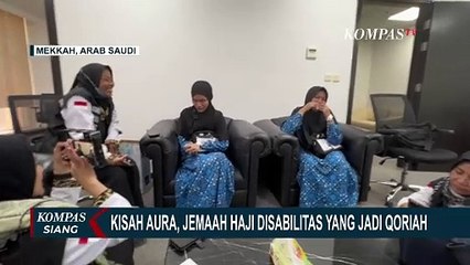 Kisah Aura, Jemaah Haji Disabilitas yang Jadi Qoriah
