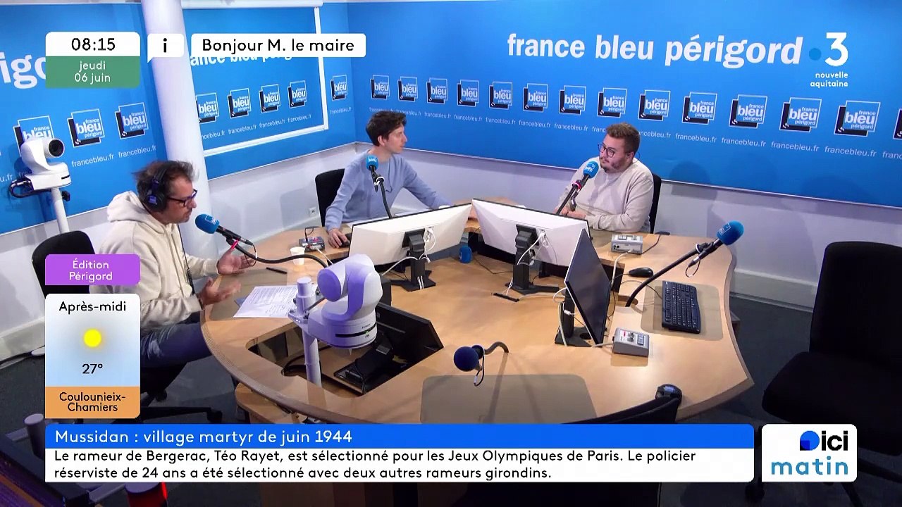 "Bonjour Mr le Maire" avec Stéphane Triquart, maire de Mussidan