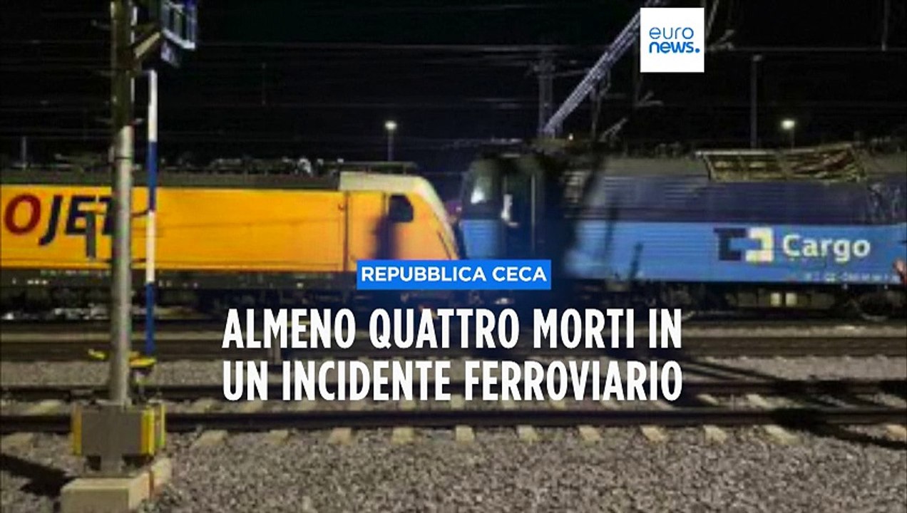 Praga, scontro tra treni: 4 morti e decine di feriti