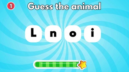 Guess the Animal by its Scrambled name  | Quiz videos 2024