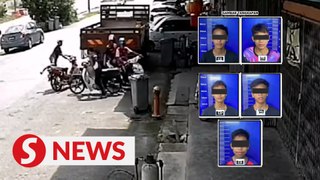Five teens nabbed over bike theft in Johor