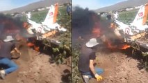 Kayseri'de iki albayın şehit olduğu uçak kazasını tanıkları anlattı