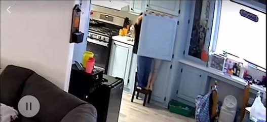 Kids Break Cabinet Door by Swinging From it