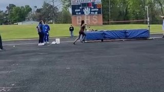 Woman Falls While Attempting High Jump