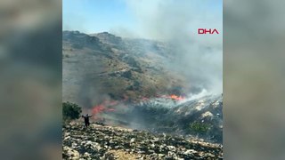 Mardin yine yanıyor... Dumanlar gökyüzünü sardı