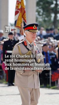 Le roi Charles III rend hommage aux hommes et aux femmes de la résistance française