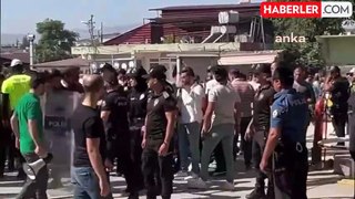 Hatay'da depremzedelerin rezerv alanı eylemine polis müdahalesi