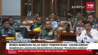 Momen Wamenhan Salah Sebut Pemerintah Baru Jokowi-Gibran saat Raker DPR