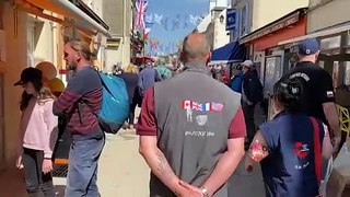 Célébrations du D-Day: afflux de visiteurs à Arromanches
