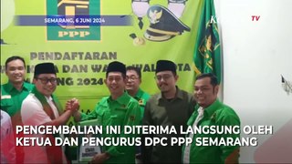 Sekda Kota Semarang Kembalikan Formulir Calon Wali Kota