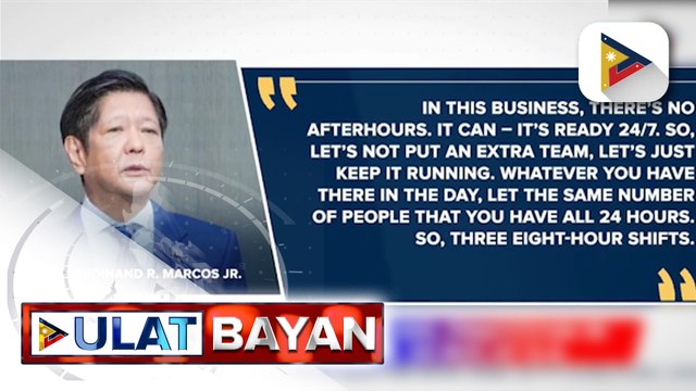 PBBM, inatasan ang BOC at DA na tiyakin ang 24/7 shipment process sa mga kargamento