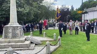 D-Day service, Tavistock War Memorial