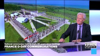 Military Cemetery in Normandy 'a symbolic place for American presidents'