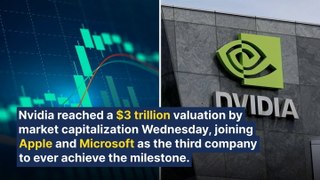 Nvidia Crosses $3T Market Cap: AI Darling Joins Ranks Of Apple, Microsoft, Closes At All-Time High