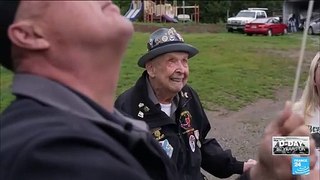 The US D-Day veteran still hoisting the French flag