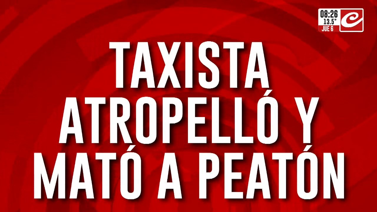 Tragedia en avenida 9 de Julio: taxista atropelló y mató a un peatón ...
