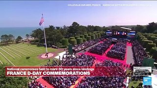 Biden, Macron arrive at US ceremony