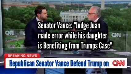 Republican Senator Vance Defend Trump on CNN