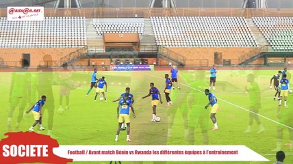 Football/ Avant match Bénin vs Rwanda: les équipes à l’entraînement