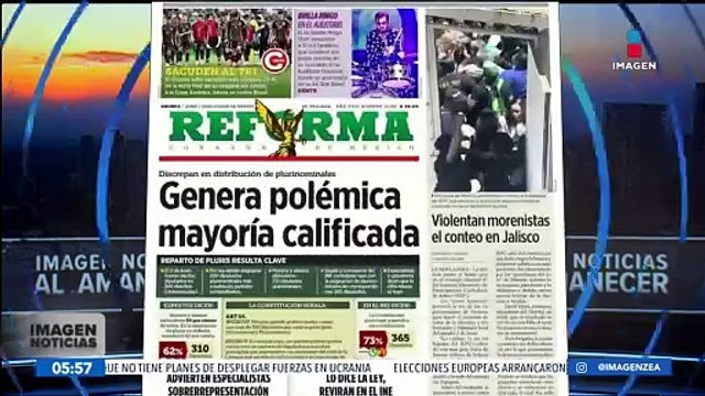 Primeras planas de los periódicos | 6 de junio de 2024