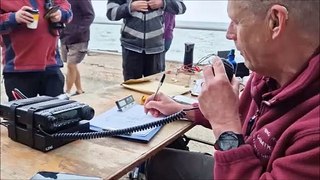 Worthing Radio Events Group operating a radio station at Ferring pillbox for the D-Day 80th anniversary