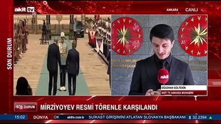 Özbekistan Cumhurbaşkanı Ankara'da