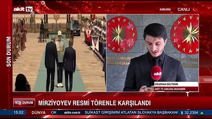 Özbekistan Cumhurbaşkanı Ankara'da