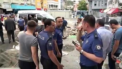 Okul inşaatında çökme: Yaralılar var