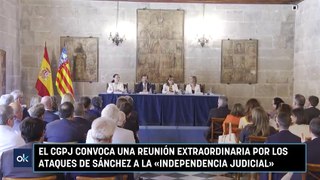 El CGPJ convoca una reunión extraordinaria por los ataques de Sánchez a la «independencia judicial»