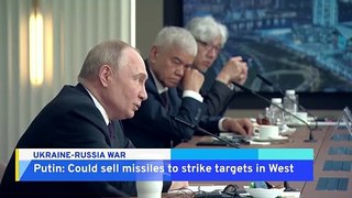 Russian President Vladimir Putin Say He May Sell Missiles to West's Neighbors