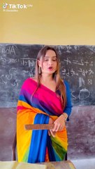 Teacher and student comedy video