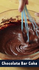 How To Make Delicious Chocolate Bar Cake!?