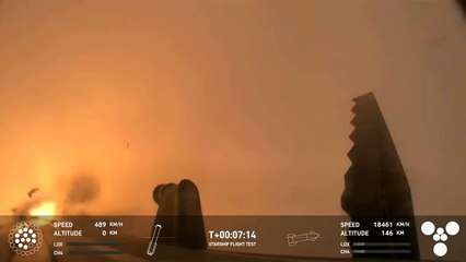 SpaceX logra que el Super Heavy aterrice por primera vez en un lanzamiento de Starship