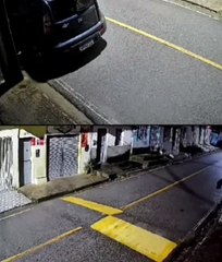 Suspeito se choca contra carro estacionado em Viçosa