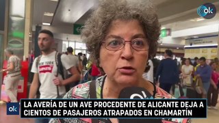 La avería de un AVE procedente de Alicante deja a cientos de pasajeros atrapados en Chamartín