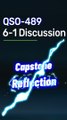 Reflecting on Your Capstone: QSO 489 6-1 Discussion Guide