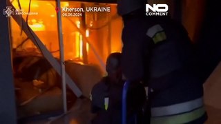 NO COMMENT : Un mort et dix blessés dans des bombardements russes sur la région de Kherson