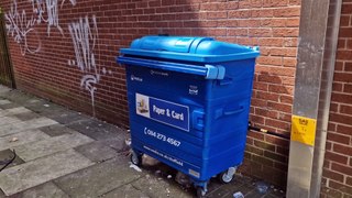 There have been no recycling bins on Sheffield's Lansdowne Estate in six months