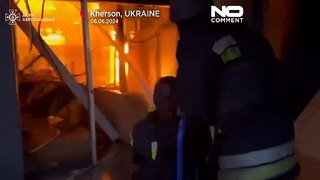 روسيا تضرب خمس مناطق مختلفة من مدينة خيرسون الأوكرانية ملحقة أضرارًا بمنازل سكنية