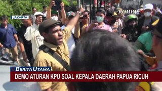 Demo Ricuh, Aksi Adu Mulut Antara Ikatan Mahasiswa Papua dan Aparat Tak Terhindarkan