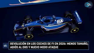 Revolución en los coches de F1 en 2026: menos tamaño, adiós al DRS y nuevo modo ataque