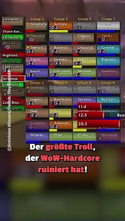 Blizzard bannt den mann, der wow hardcore ruiniert hat
